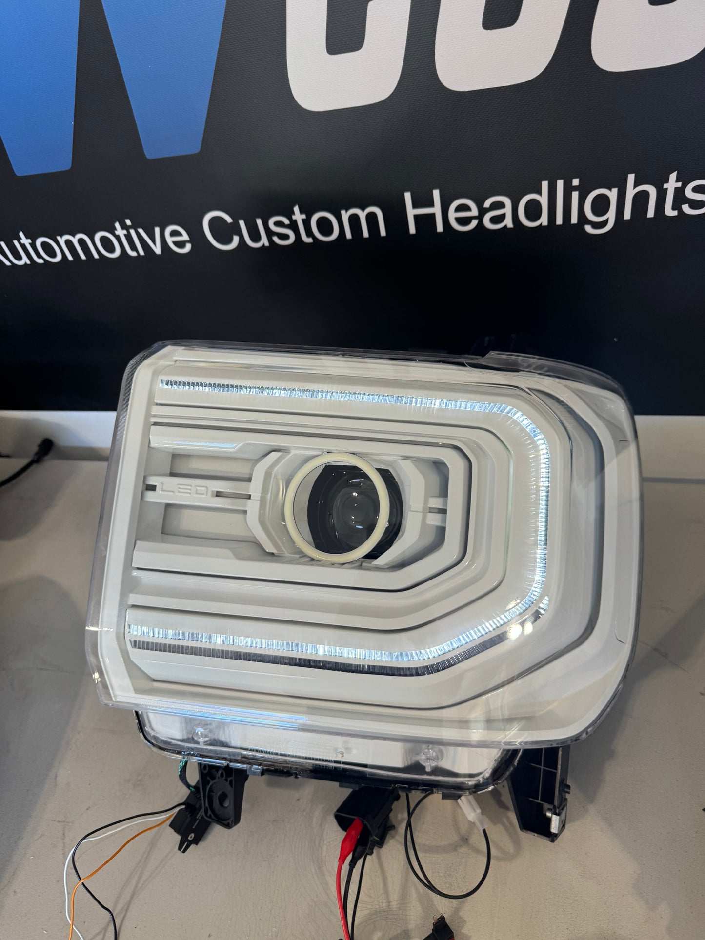 14-18 GMC Sierra OEM 1500 Style LED Headlights