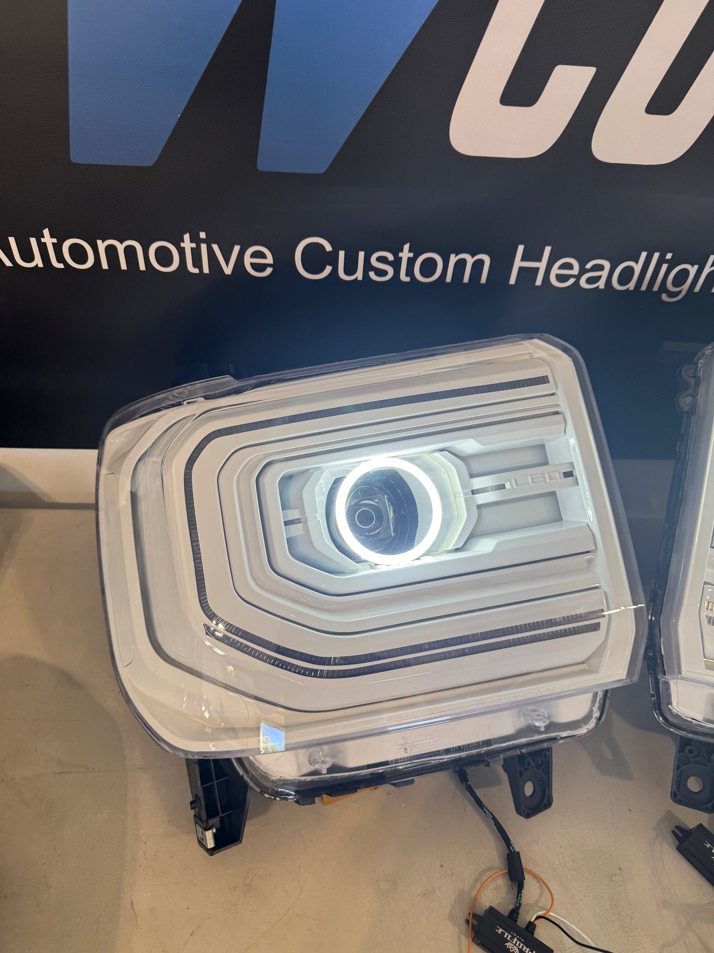 14-18 GMC Sierra OEM 1500 Style LED Headlights