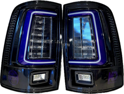 09-18 Dodge Ram Recon Tail Lights Paint Matched