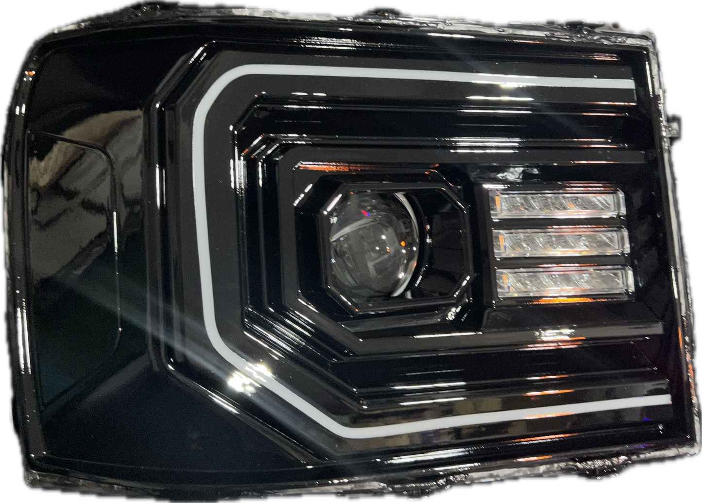 07-14 GMC Sierra AlphaRex Headlights