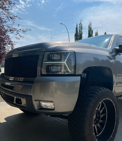 07-14 Chevy Silverado AlphaRex Headlights