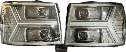 07-14 Chevy Silverado AlphaRex Headlights