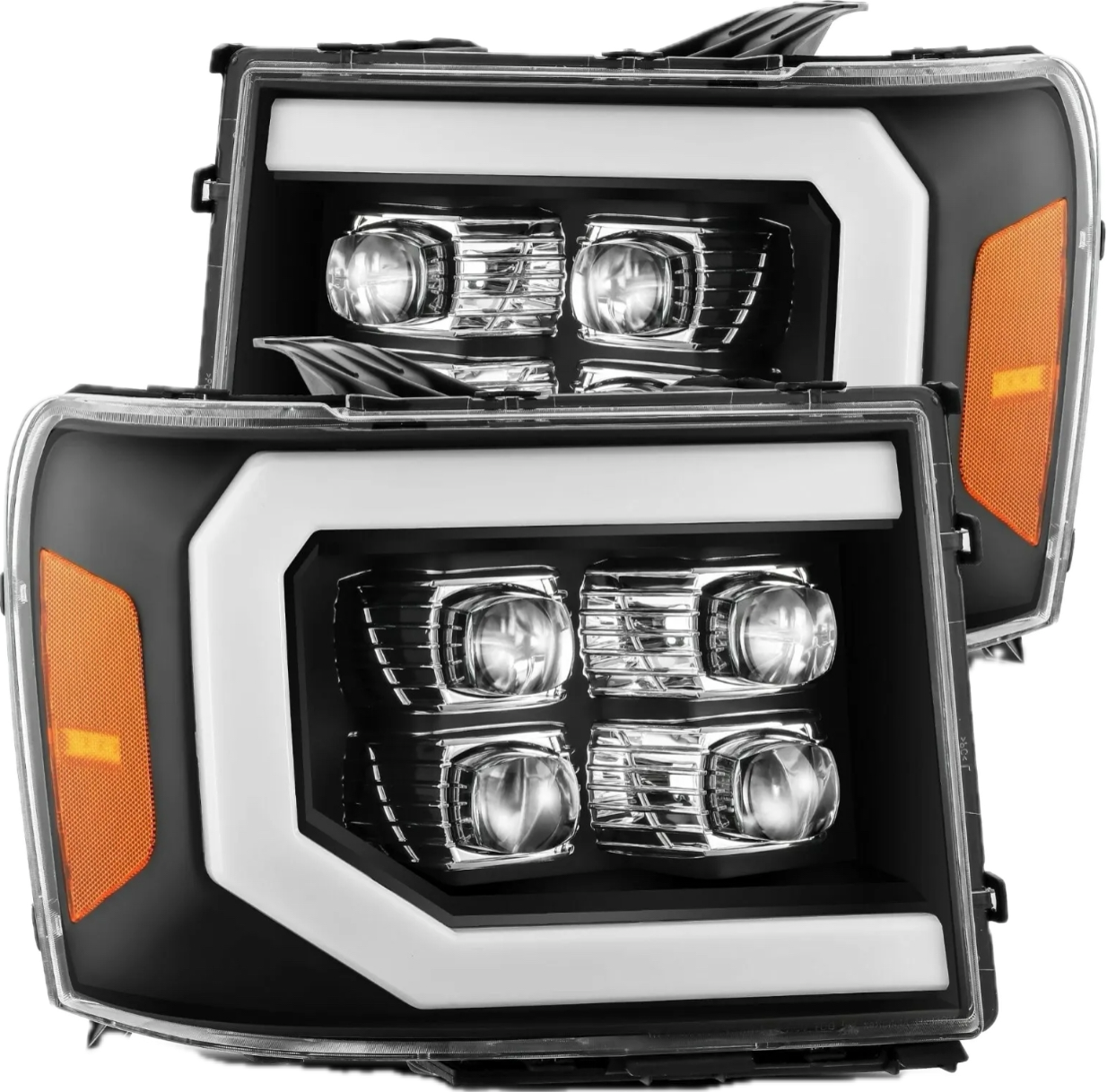 07-14 GMC Sierra AlphaRex Nova Series Headlights