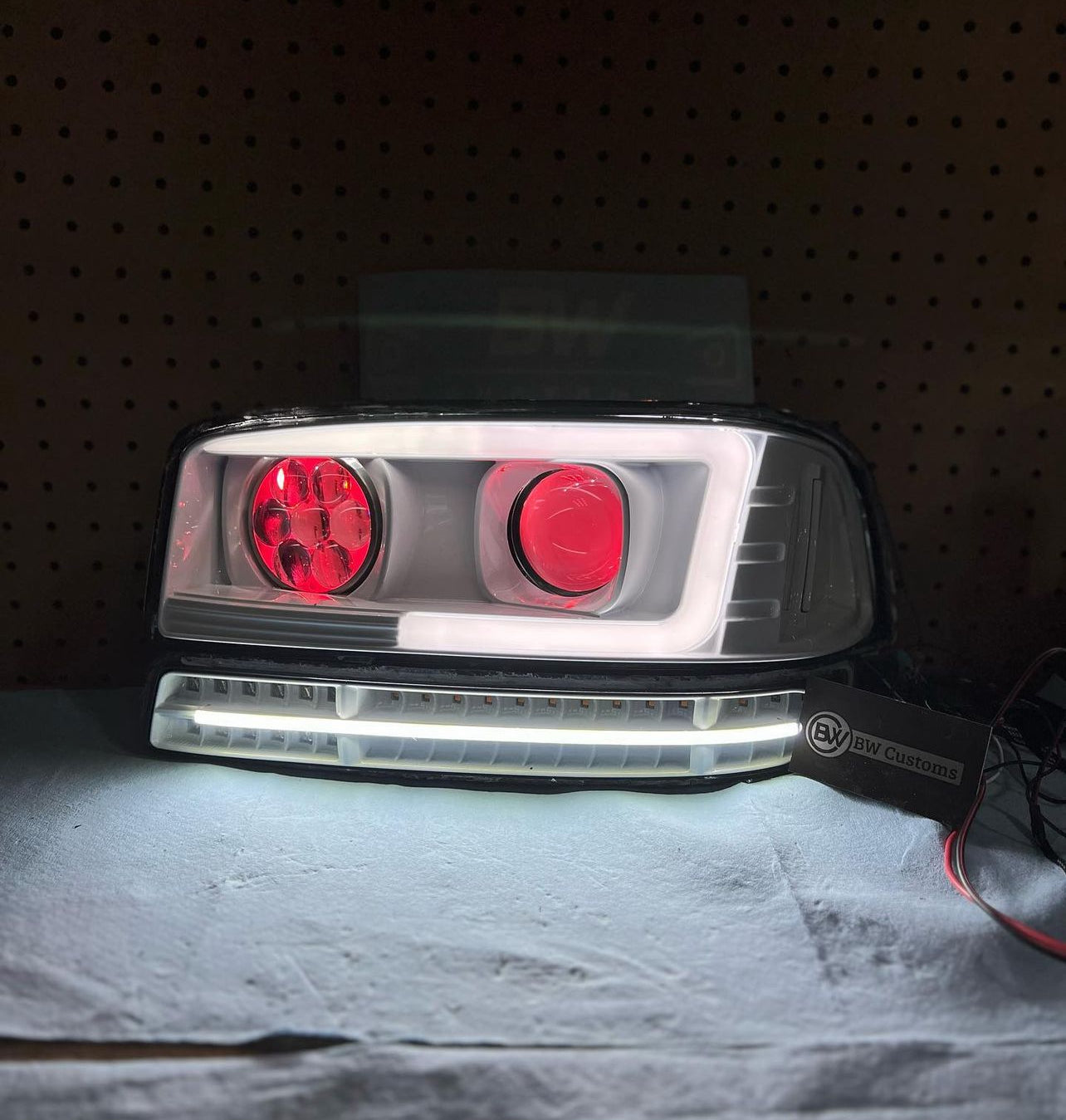 99-07 GMC Sierra Led Tube Headlights