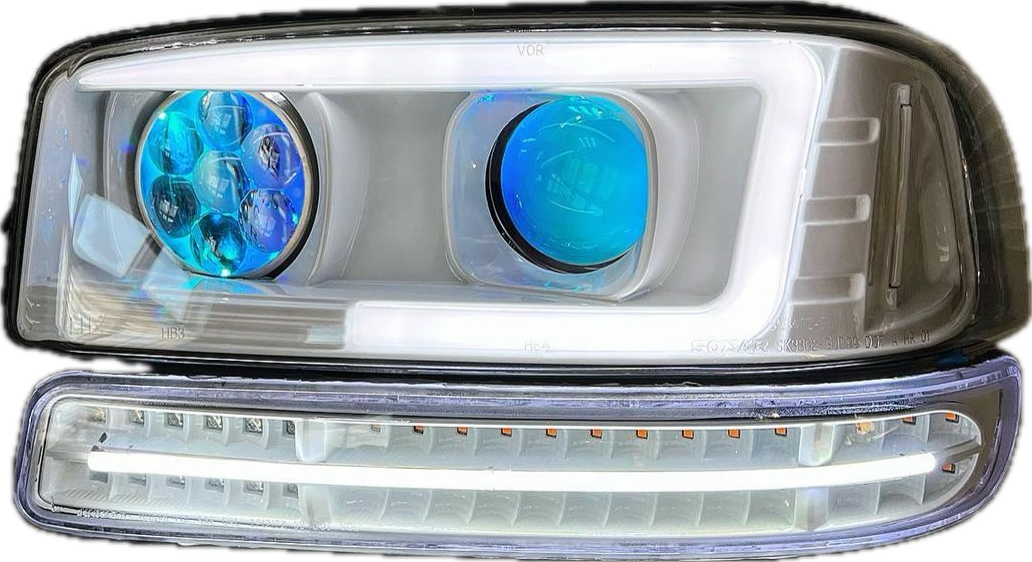 99-07 GMC Sierra Led Tube Headlights