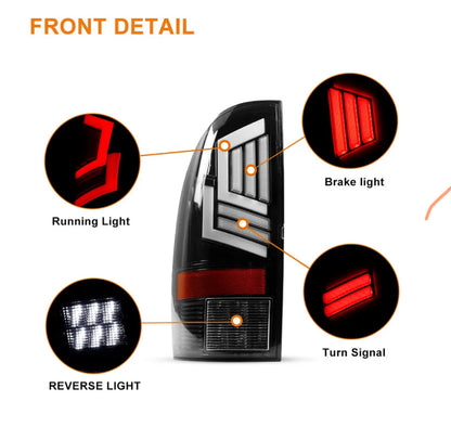 05-15 Tacoma LED Tube Sequential Tail Lights