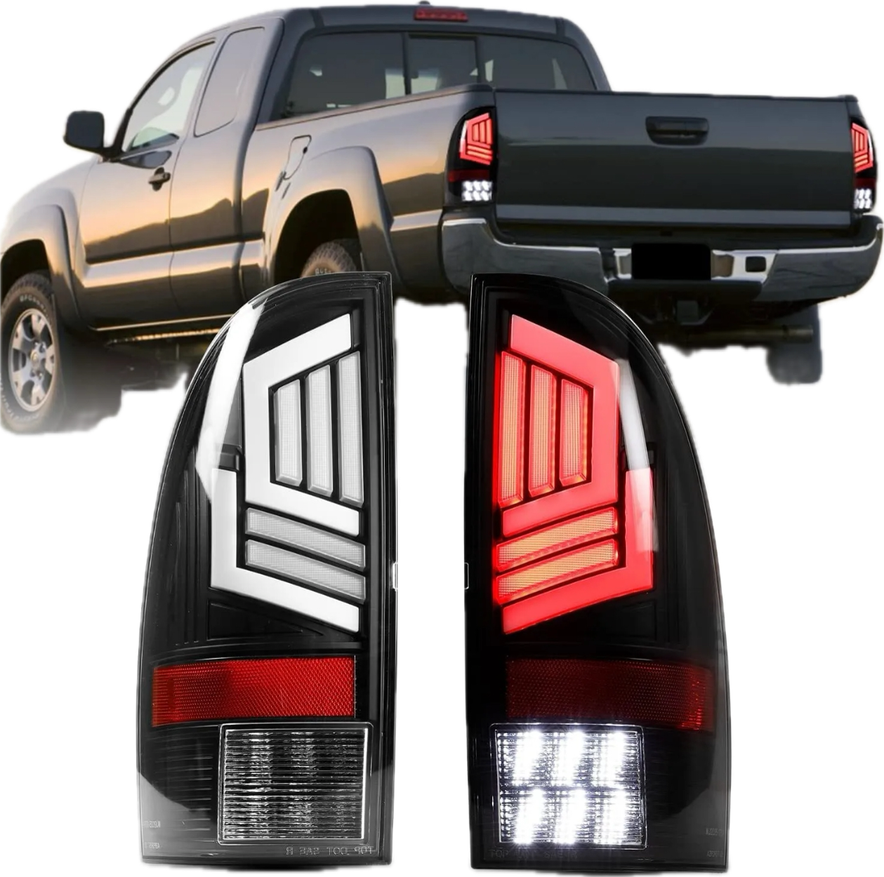 05-15 Tacoma LED Tube Sequential Tail Lights