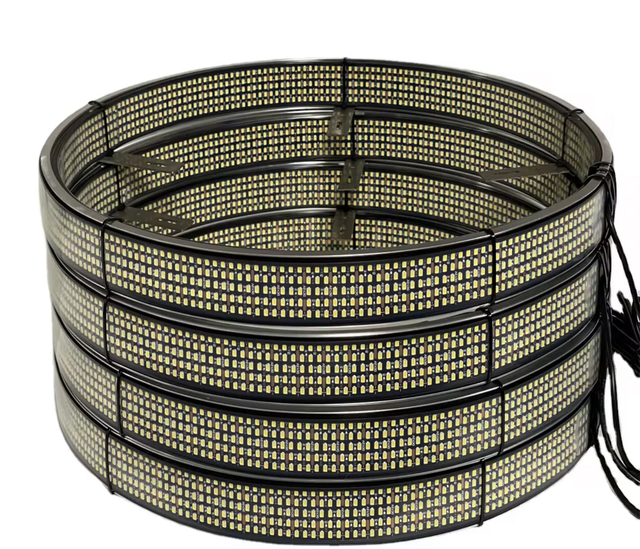 10 Row Pure White 17" LED Wheel Lights