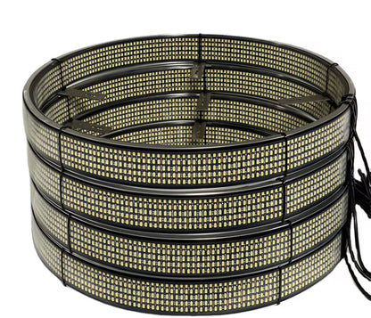 10 Row Pure White 17" LED Wheel Lights