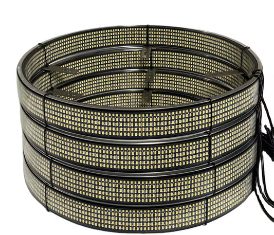 10 Row Pure White 17" LED Wheel Lights