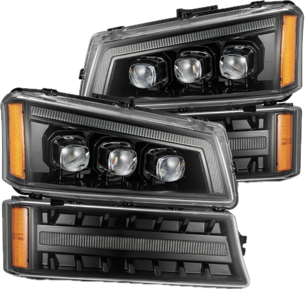 2003-07 Chevy Silverado AlphaRex Headlights