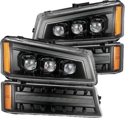 2003-07 Chevy Silverado AlphaRex Headlights