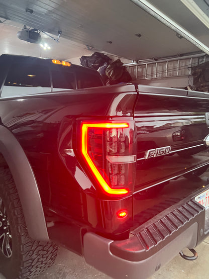 2009-14 Ford F150 Morimoto Tail Lights With light smoked Lenses