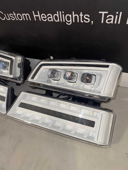 2003-07 Chevy Silverado AlphaRex Headlights