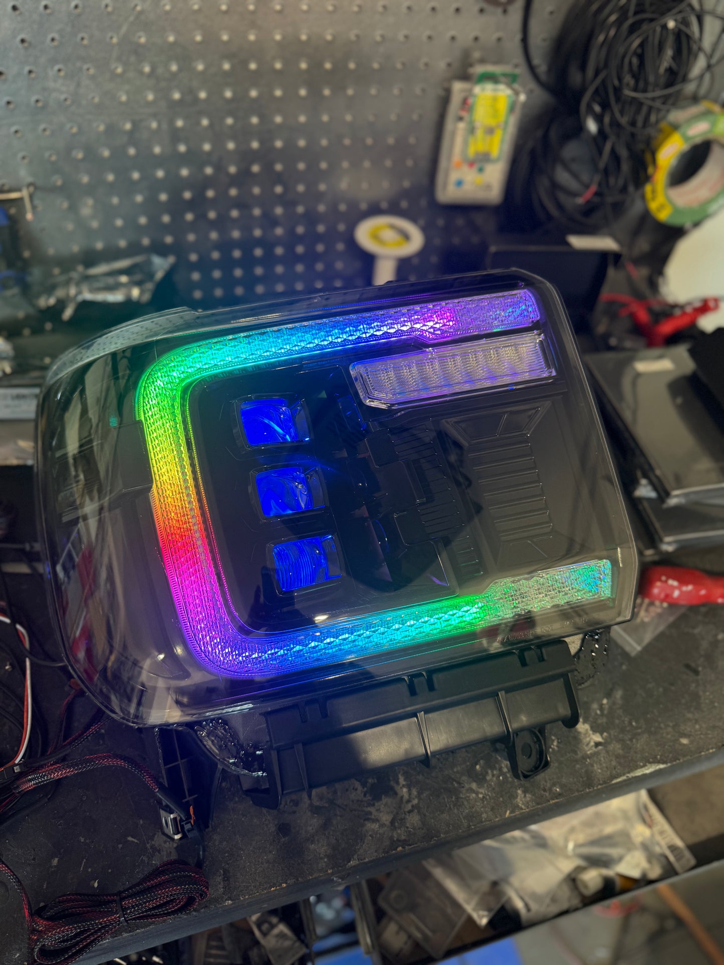 14-18 GMC Sierra Vland Led Projector Headlights