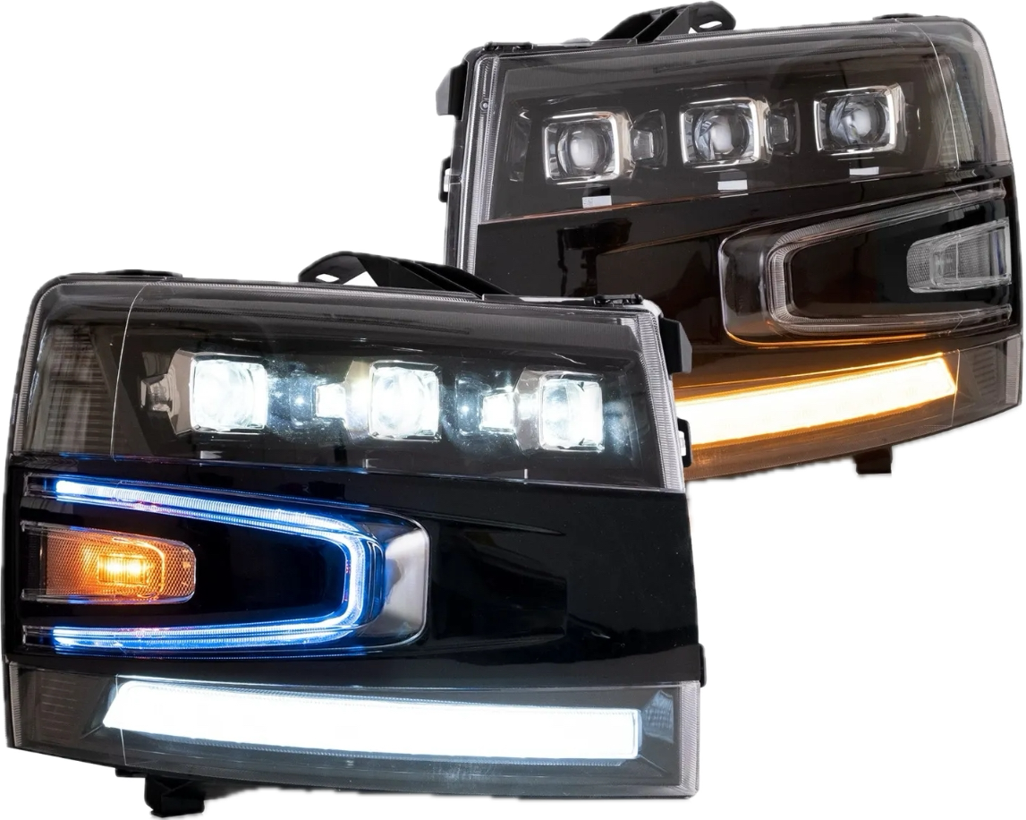 07-14 Chevy Silverado Vland Headlights