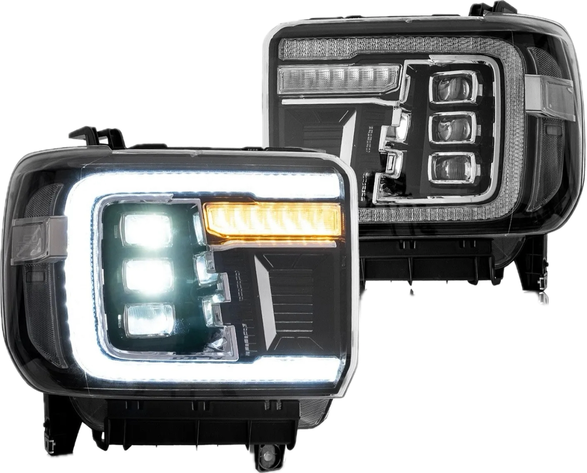 14-18 GMC Sierra Vland Led Projector Headlights