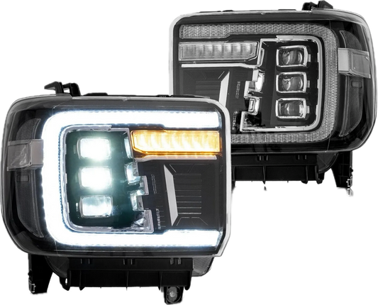 14-18 GMC Sierra Vland Led Projector Headlights